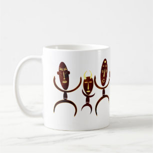 Abstract African tribal dancing scene  Coffee Mug