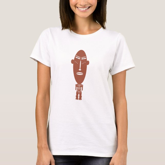 Abstract African tribal indigenous art T-Shirt (Front)