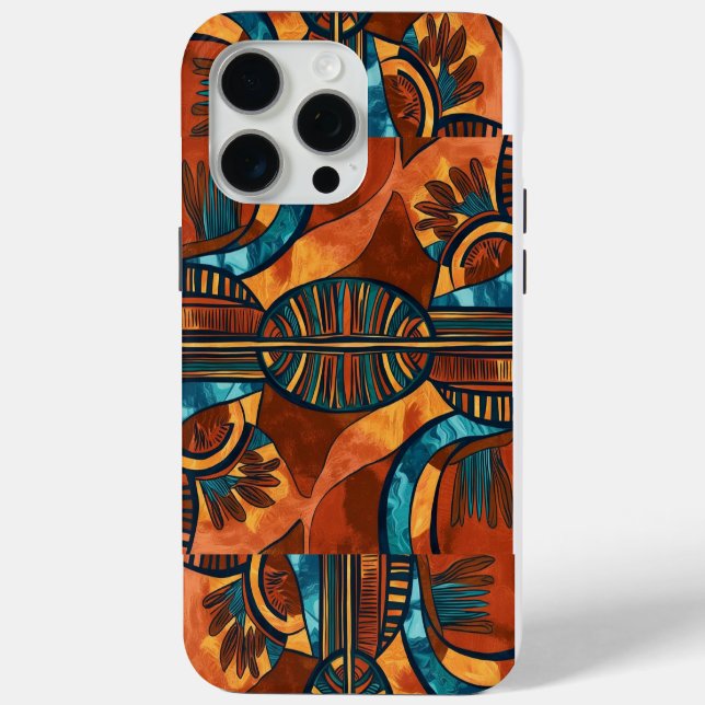 Abstract Afrocentric Patterns iPhone / iPad case (Back)