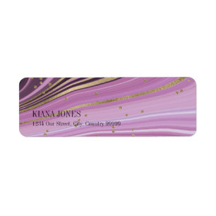 Abstract Agate Wedding V2 Mauve ID827