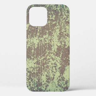 Abstract aged aluminum iPhone 12 case