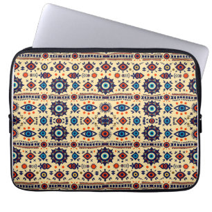 Abstract All-Seeing Eye Magical Pattern Laptop Sleeve