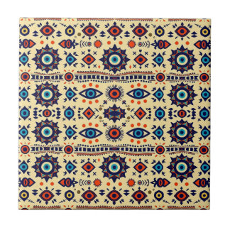 Abstract All-Seeing Eye Magical Pattern  Tile