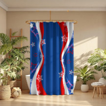 Abstract American flag