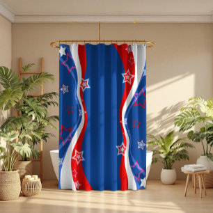 Abstract American flag