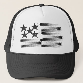 Abstract American Flag on Cap