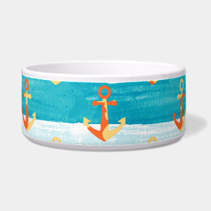 Abstract anchors: watercolor stripe pattern.