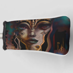 Abstract Ancient Egyptian Woman Golf Head Cover