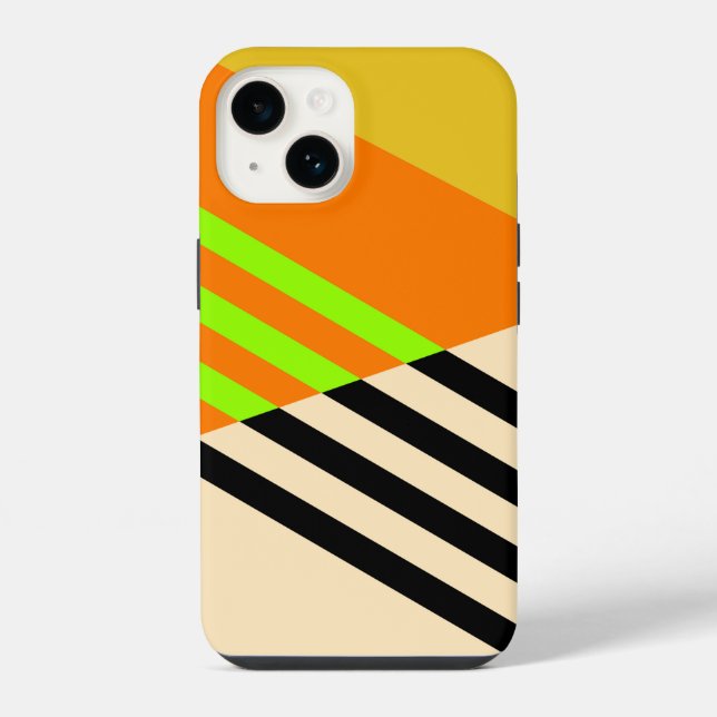 Abstract and Colourful iPhone Case (Back)
