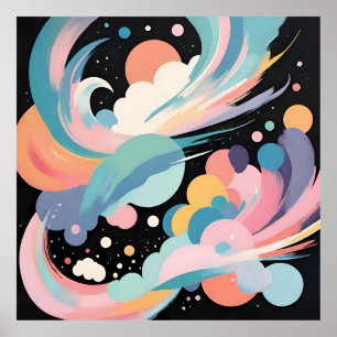 Abstract and modern art poster