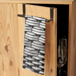 Abstract and Stylish Grey Pattern Kitchen Towel