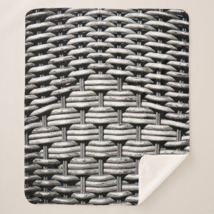 Abstract and Stylish Grey Pattern  Sherpa Blanket