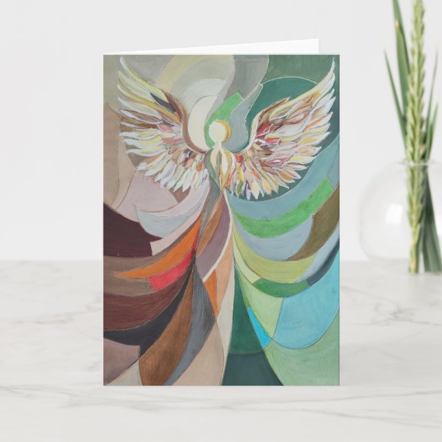 Abstract angel card (Front)