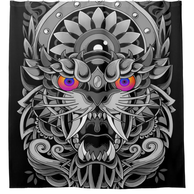 abstract Angry Tiger (Front)