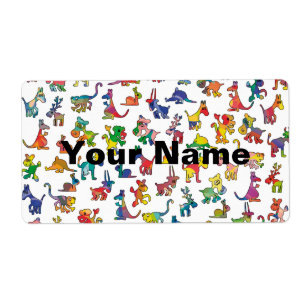 Abstract Animals Pattern Tiles + your text