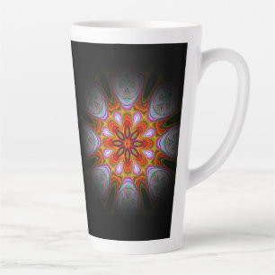 Abstract Antique Art Latte Mug