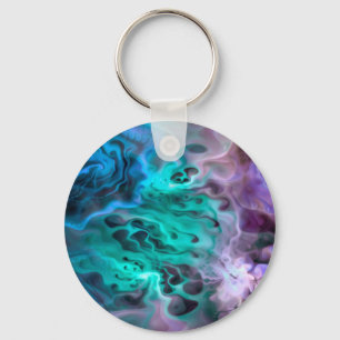 Abstract Apophysis Fractal I Keychain