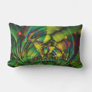 Abstract Apophysis Fractal II Lumbar Pillow