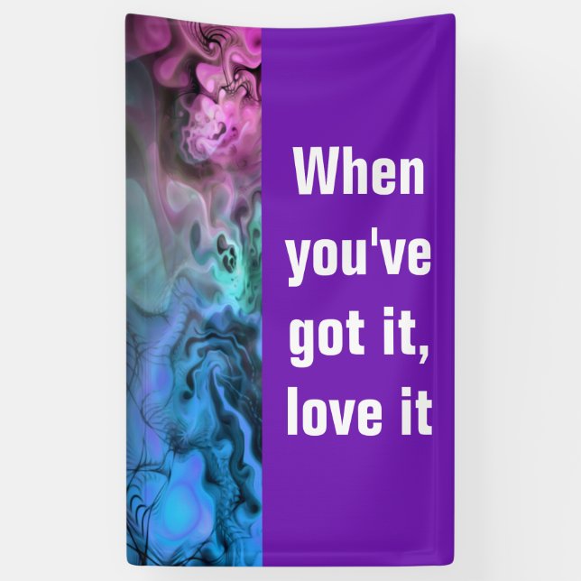 Abstract Apophysis Fractal II + your ideas Banner (Vertical)