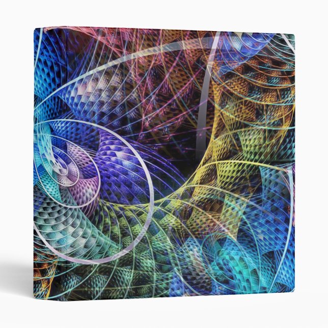 Abstract Apophysis Fractal X Binder (Front/Spine)