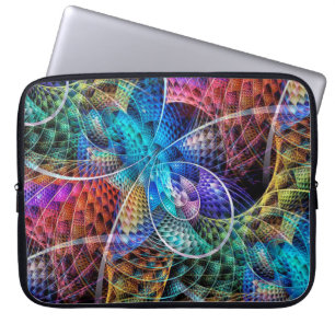Abstract Apophysis Fractal X Laptop Sleeve