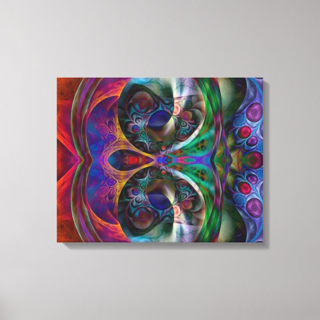 Abstract Apophysis Owl I Canvas Print (Front)