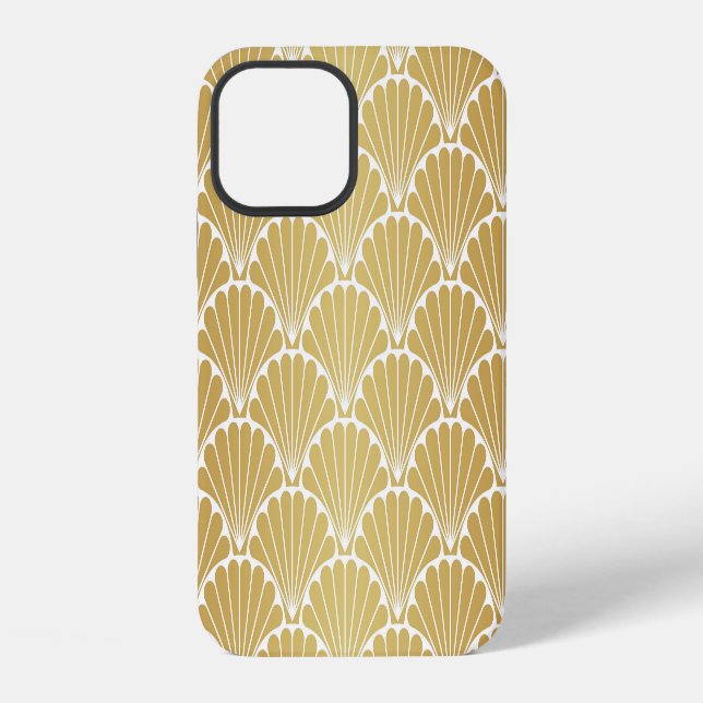 Abstract Arabesque: Vintage Geometric Pattern iPhone Case (Back)