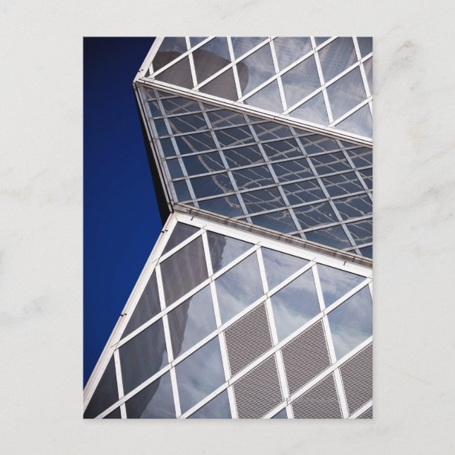 Abstract architectural detail of the Seattle Postcard (Front)