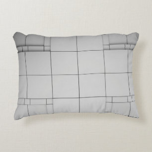 Abstract architecture contemporary accent pillow