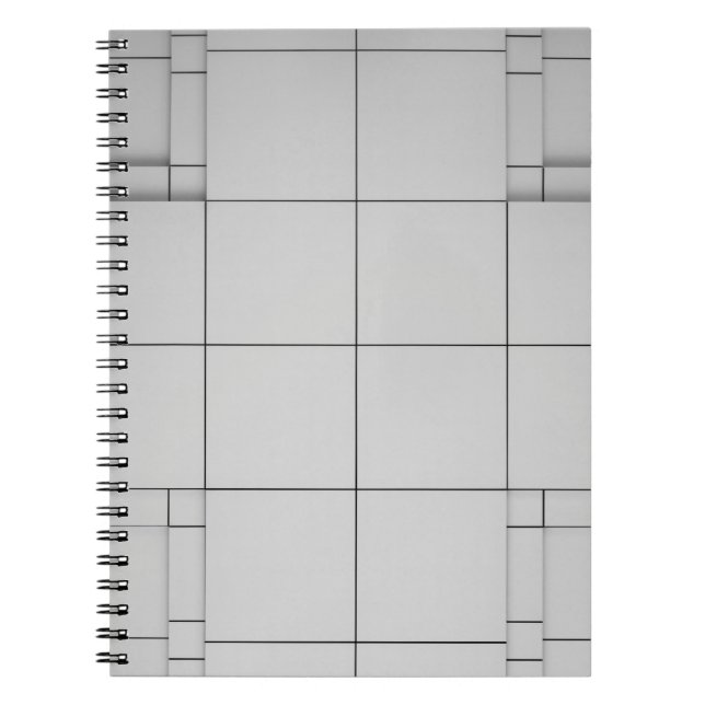 Abstract architecture contemporary notebook (Front)