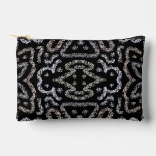 Abstract Arrow Grunge Pattern And Soft Pastels Accessory Pouch