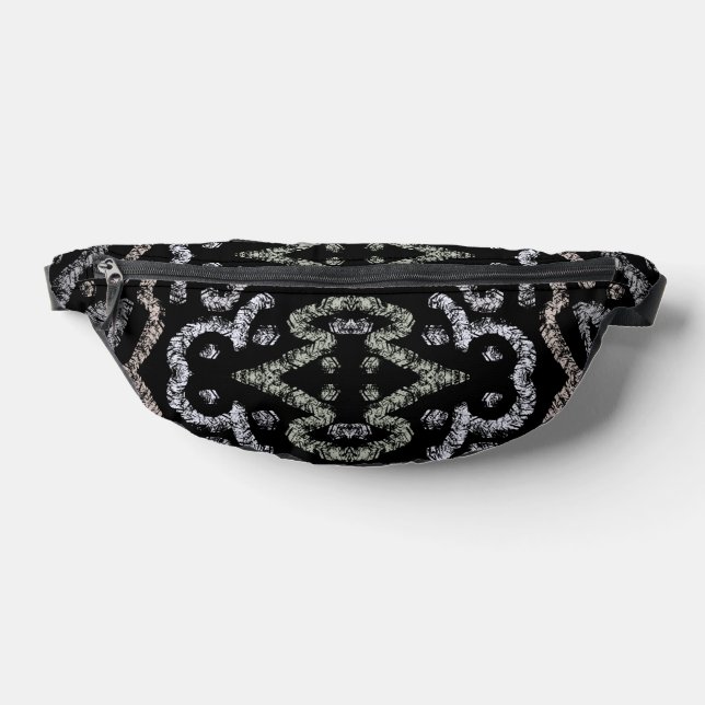 Abstract Arrow Grunge Pattern And Soft Pastels Fanny Pack (Lay Down)
