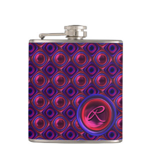 Abstract Art 101 Wrapped Flask