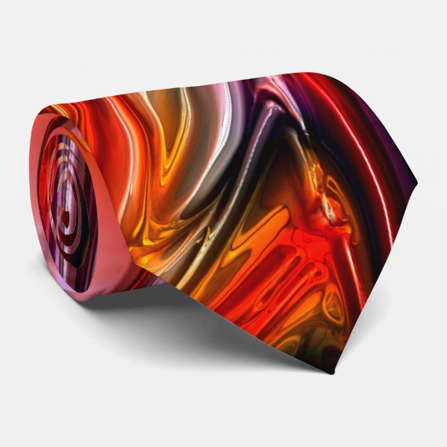 Abstract Art 134 Tie (Rolled)