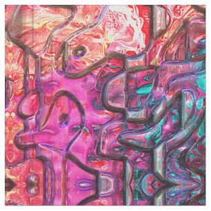 Abstract Art 140 Custom Fabric
