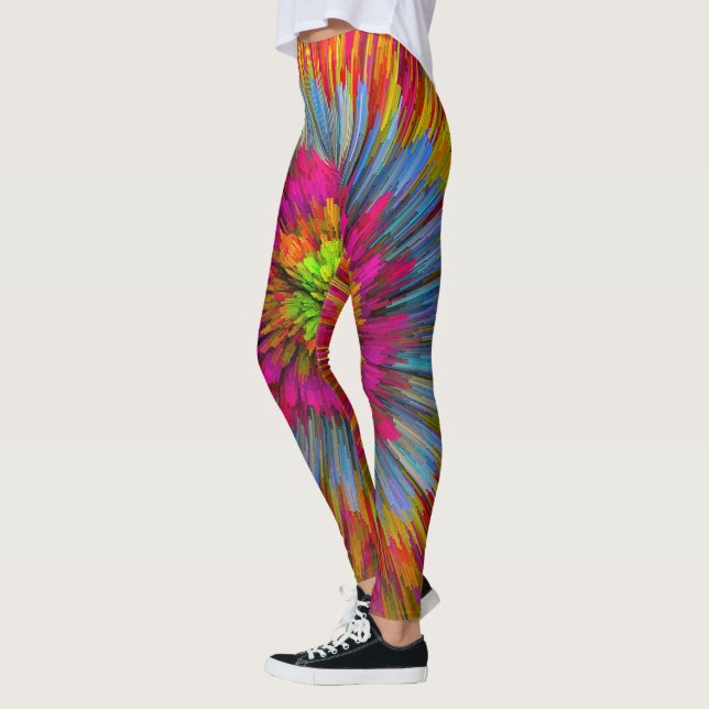 Abstract Art 167 Leggings (Left)