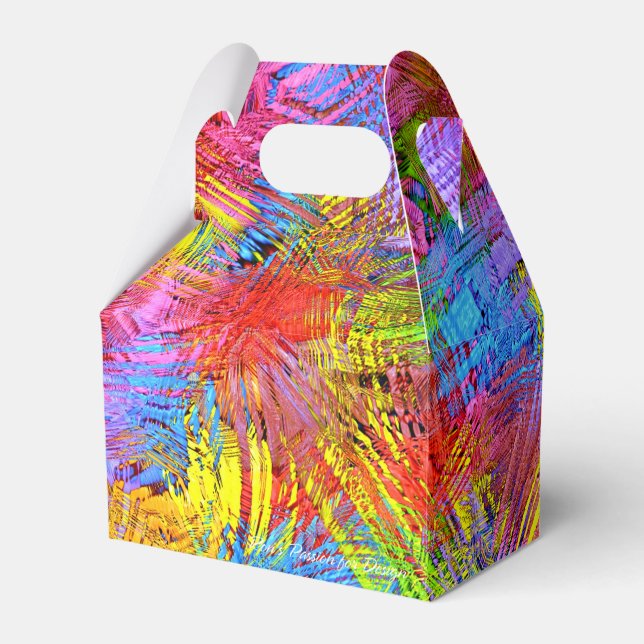 Abstract Art 171 Favor Box (Front Side)