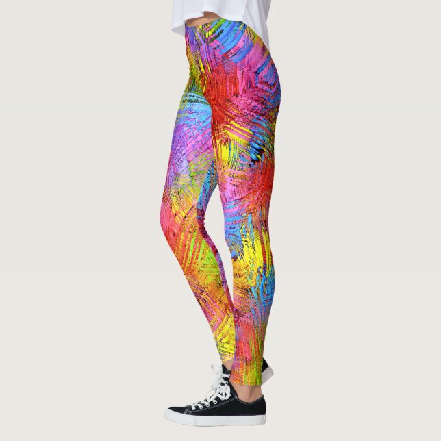 Abstract Art 171 Leggings (Left)