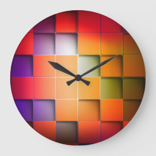 Abstract Art 17 Clock