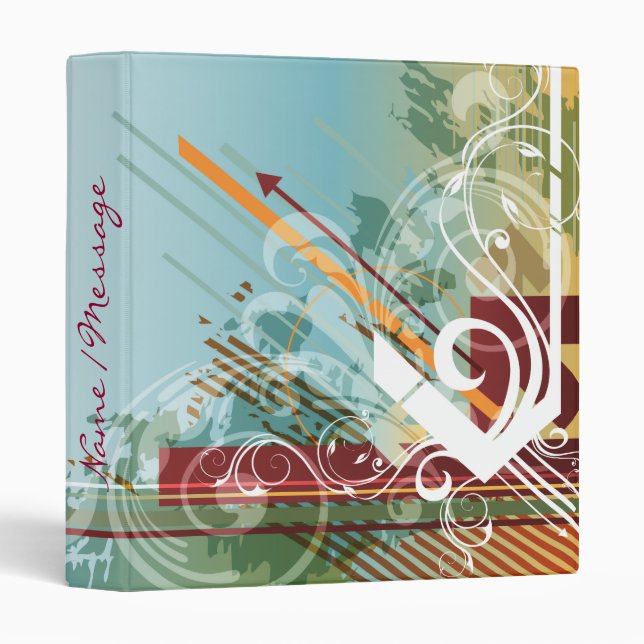 Abstract Art 28 Binder (Front/Spine)