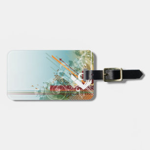 Abstract Art 28 Luggage Tags Options