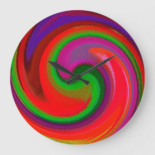 Abstract Art #29 Large Clock