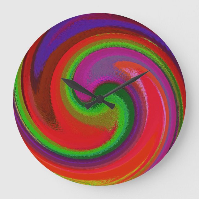 Abstract Art #29 Large Clock (Front)