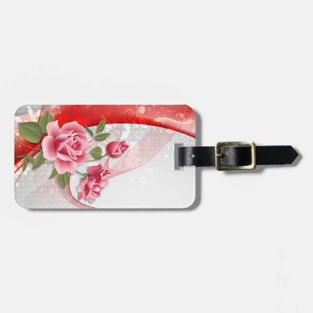 Abstract Art 37 Luggage Tags Options (Front Horizontal)