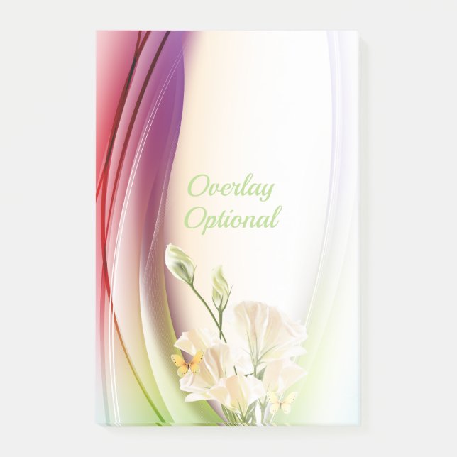 Abstract Art 46 Options Post-it Notes (Front)