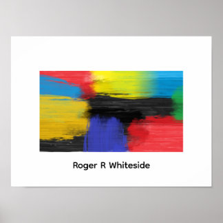 Abstract art 4 print by Roger R Whiteside