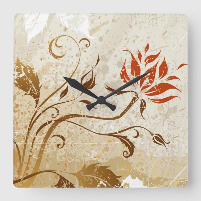 Abstract Art 50 Clock (Front)