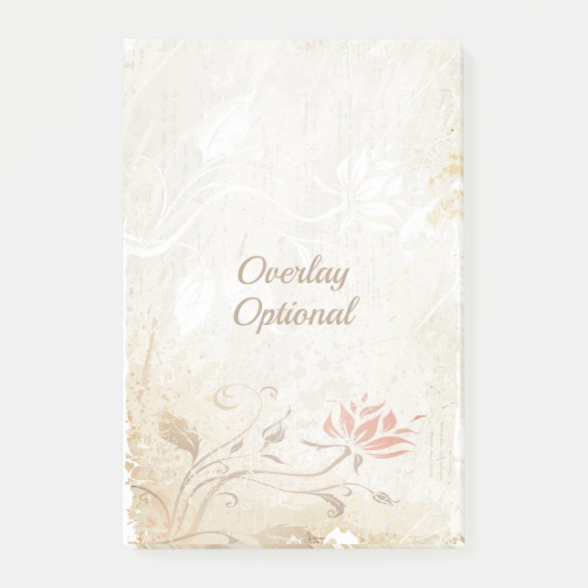 Abstract Art 50 Options Post-it Notes (Front)