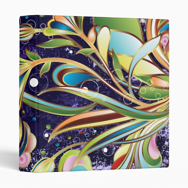 Abstract Art 64 Binders Options (Front/Spine)