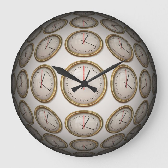 Abstract Art 89 Wall Clocks & Numeral Options (Front)